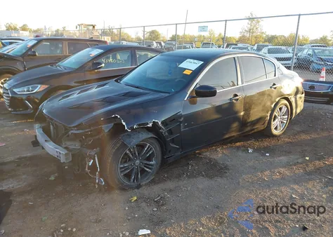 2013 Infiniti G37X from USA, damaged, VIN JN1CV6ARXDM756564